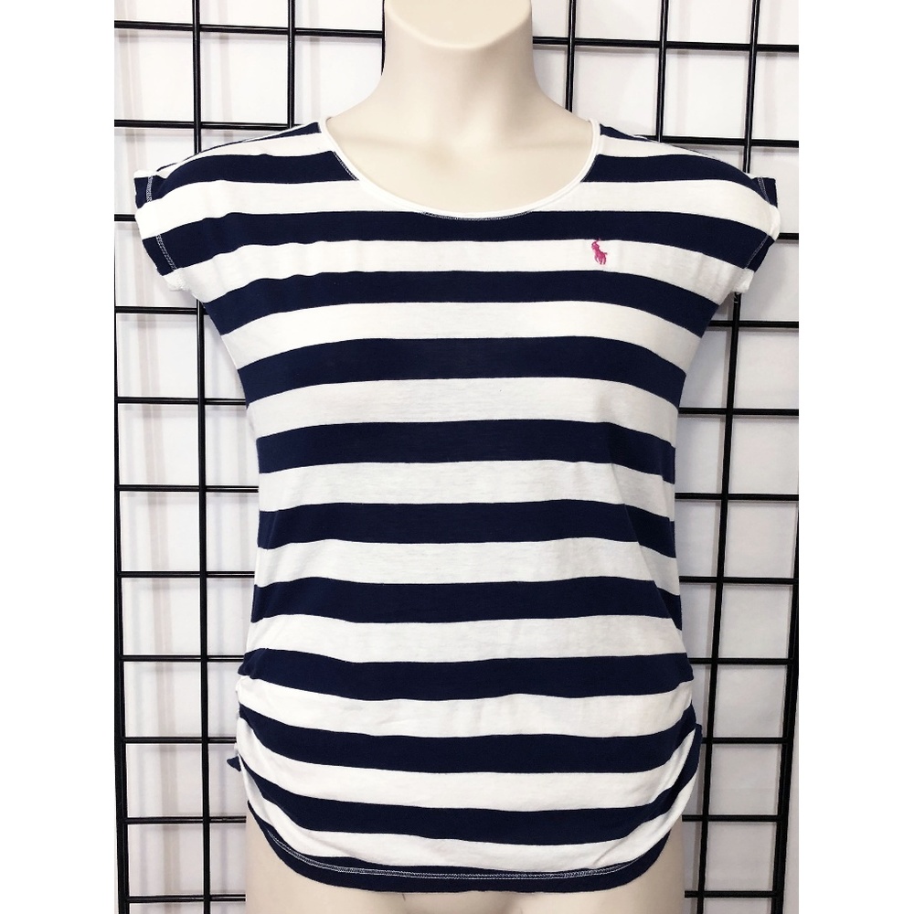 Polo by Ralph Lauren Striped Navy & White T Shirt
